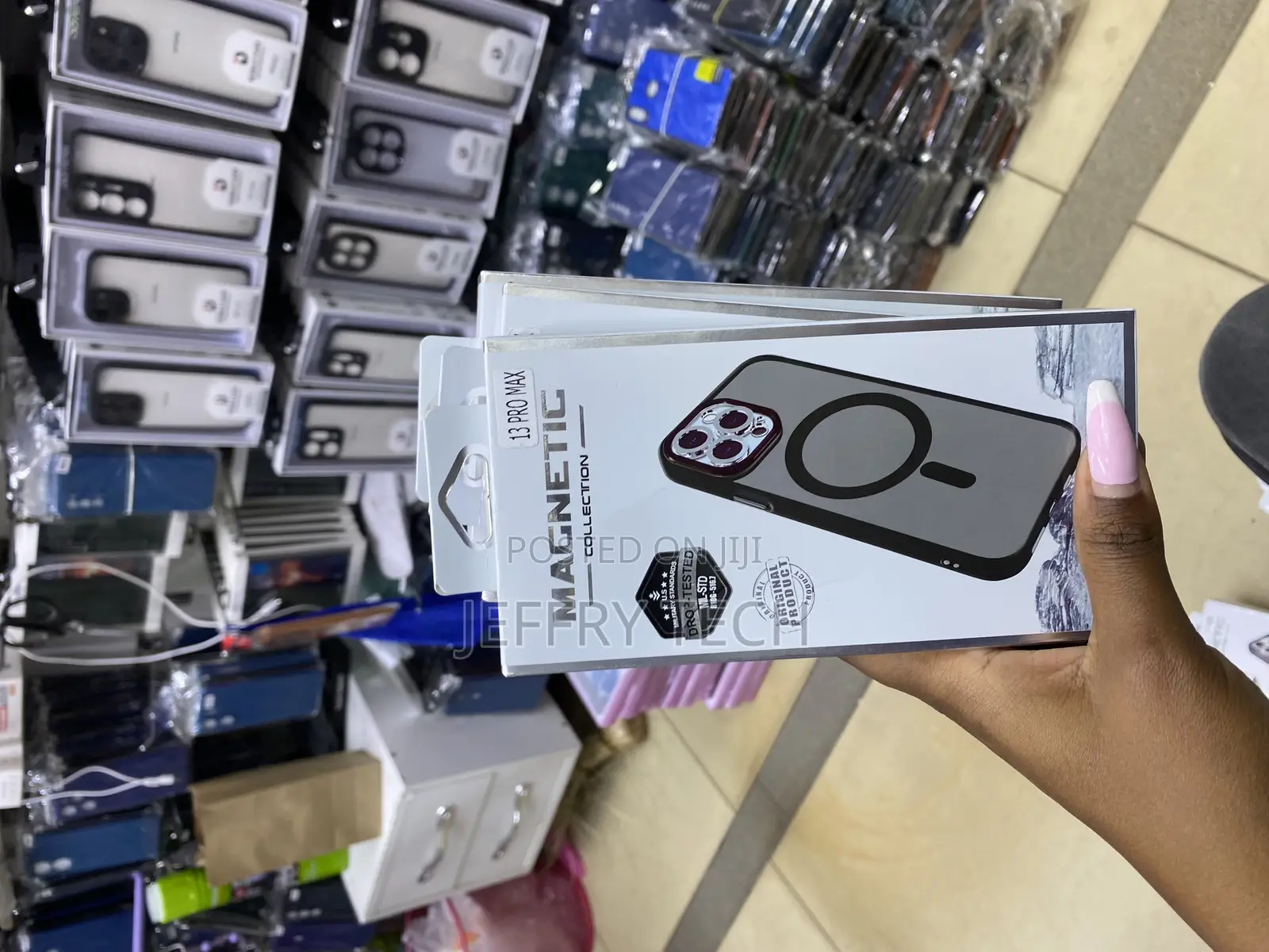 Bikaas iPhone 13 Pro Max Case Compatible With Magsafe Transluscent