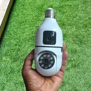 V380 Pro Smart Wifi Bulb Camera 360° Dual Lens Full Hd Monitoring