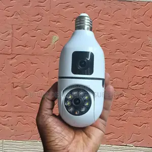 V380 Pro 360° Dual Lens Wireless Bulb Camera With Ai Motion Sensor