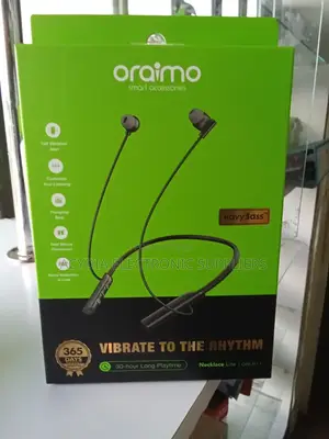 Oraimo Necklace Lite With Vibration for Calls and 30 Hour Playtime