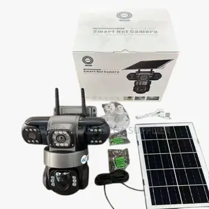 V380 Pro 4g Solar Powered PTZ Camera With Human Motion Detection