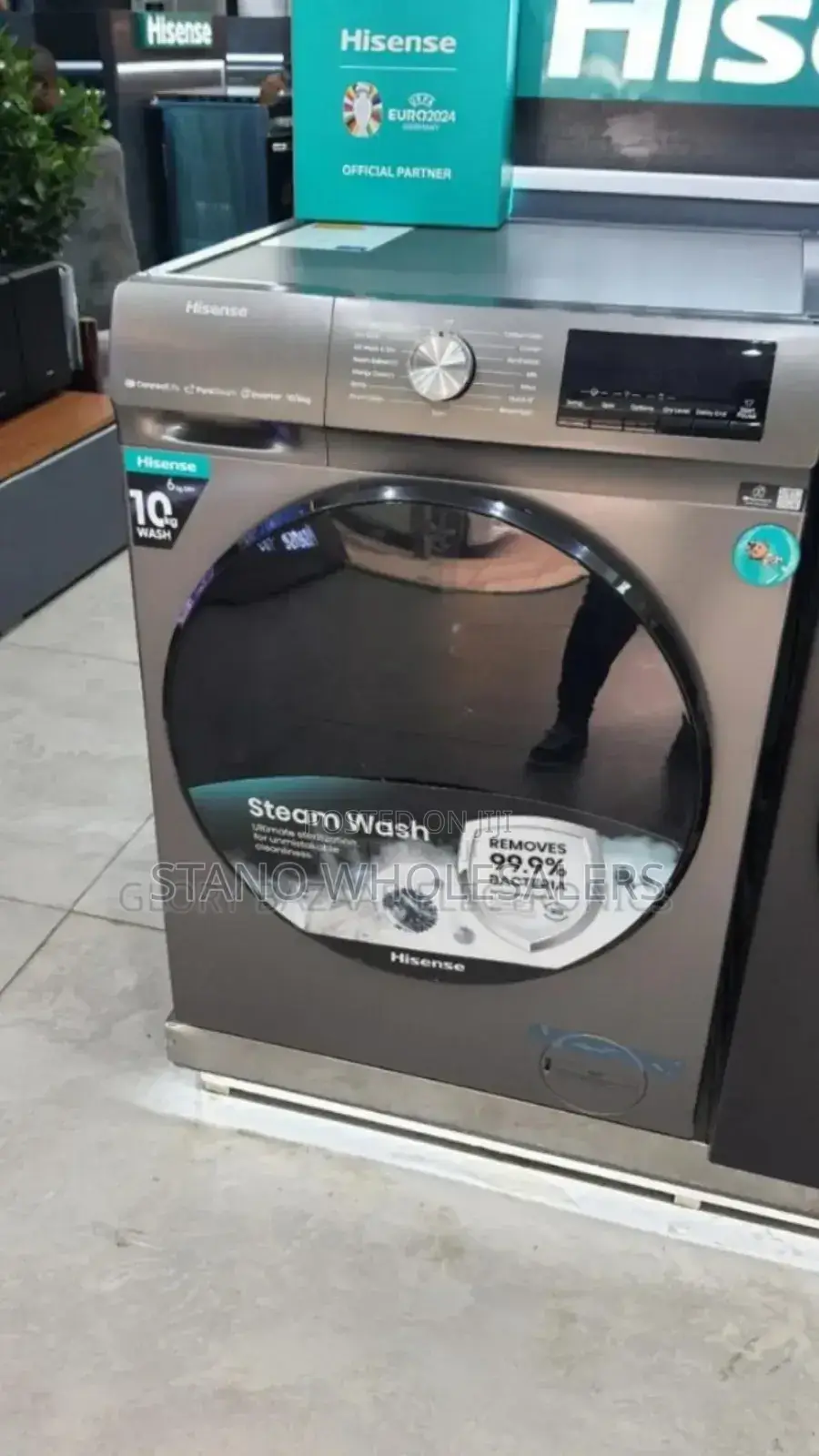 99% Clean. 10kgs Laundry Hisense Front Load Washing Machine
