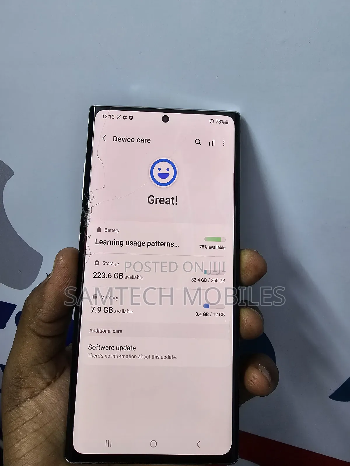 Samsung Galaxy Note 10 Plus 5G 256 GB Silver
