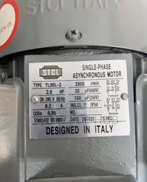 Stcl Asynchronous Electric Motor 2hp Single Phase High Speed