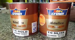 Crown Metallica Special Effect Paint- Gold, Copper, Silver Wall Finish
