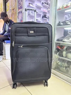 Large Size Fabric Rubber Suitcase