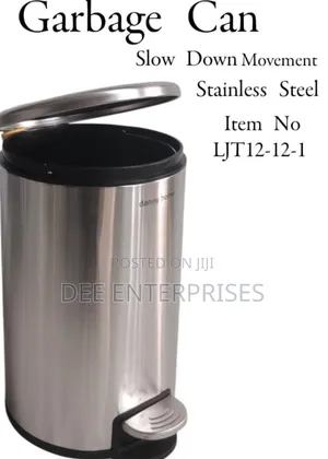 Redberry Stainless Steel 12l Waste Bin