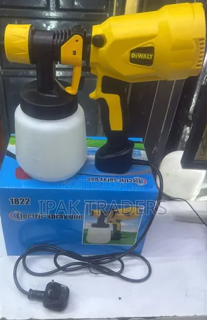 Dewalt Powerful 48v Cordless Spray Gun 1000ml Tank 2 Batteries