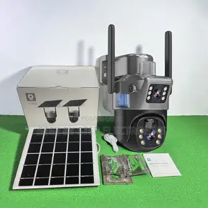 4g PTZ Solar Outdoor Camera Dual Lens Motion Detect Color View