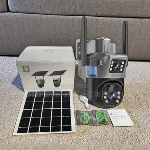 V380 Pro Solar 4g CCTV Camera With 2 Lens, Two Way Talk