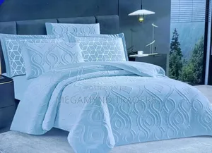 6pc Tufted Duvet Cover 6*6/Luxury Bedding Set
