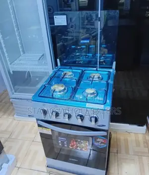 With Oven and Grill - 4burner Ecomax Full Gas Cooker