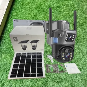 Solar 4g PTZ CCTV Camera Dual Lens Human Motion Detect Color Vision