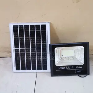 Ip67 Waterproof 100w Solar Flood Light Energy Saving Outdoor Lamp