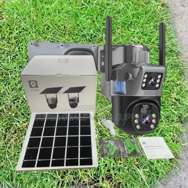 4g PTZ Dual Lens Solar Camera Human Detect Colored Night Vision
