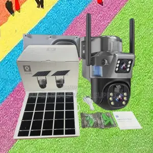 4g PTZ Solar Outdoor Camera Dual Lens Motion Detect Color View