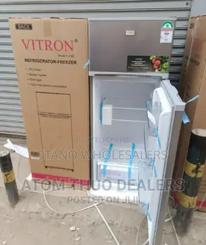 Colour Grey New - Vitron 208litres Fridge. Original