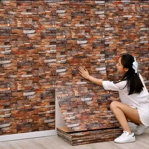 Decorative 3d Tiles Shape Wallpaper