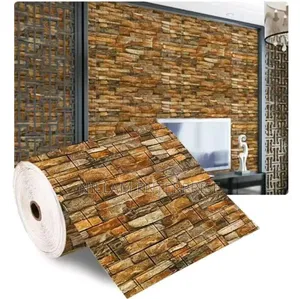 Decorative 3d Tiles Shape Wallpaper