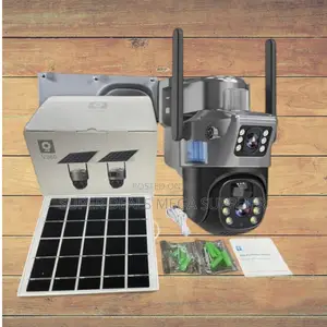 Solar 4g PTZ Dual Lens CCTV Camera Ai Human Motion Detection Tech