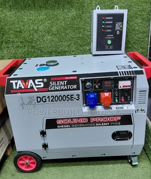 Tavas Dg12000se-3/15kva Silent Diesel Generator