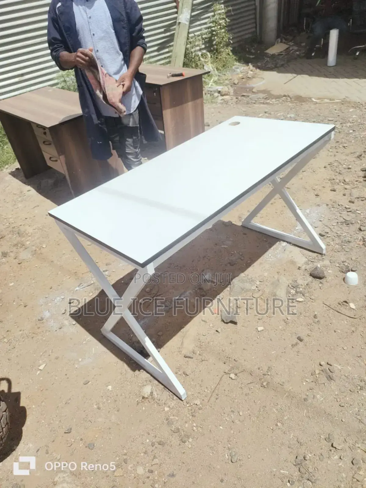 Pure White 1.2m Working Table