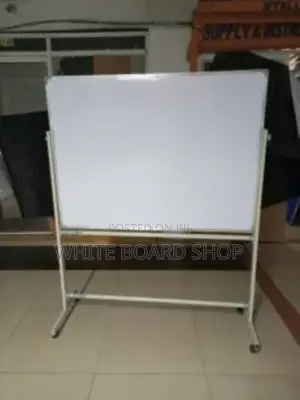Portable Magnetic White Board on Wheels 120cm X 90cm (4ft X 3ft)