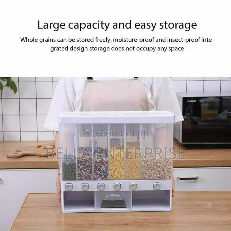 6 Compartment Cereals Dispenser