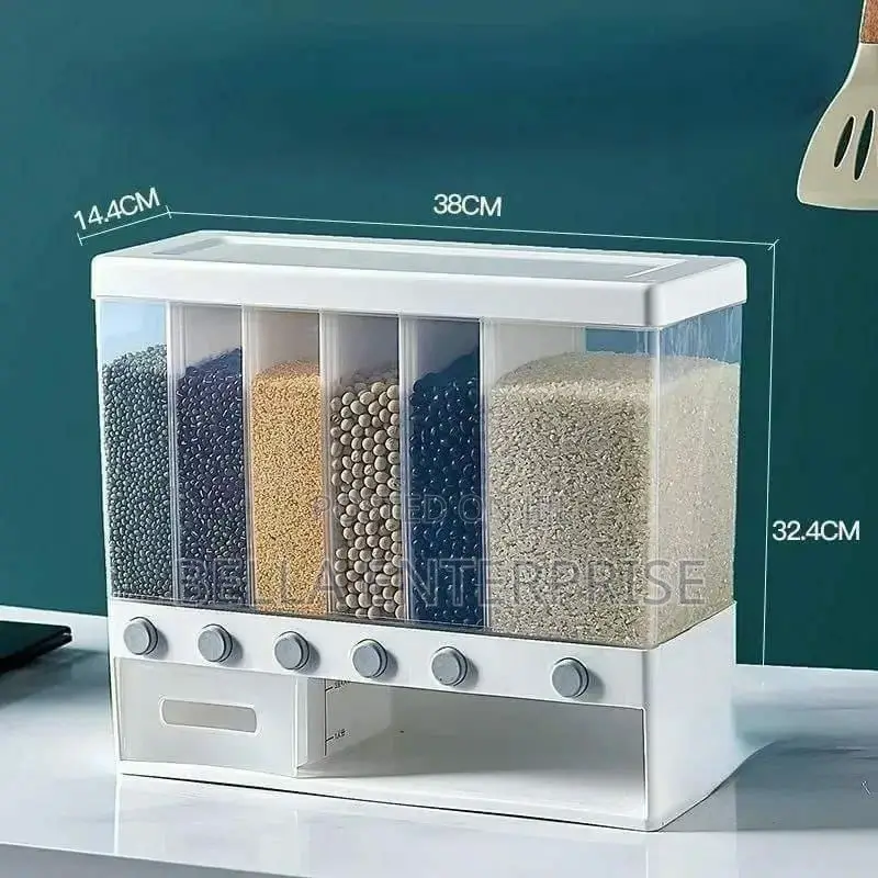 6 Compartment Cereals Dispenser
