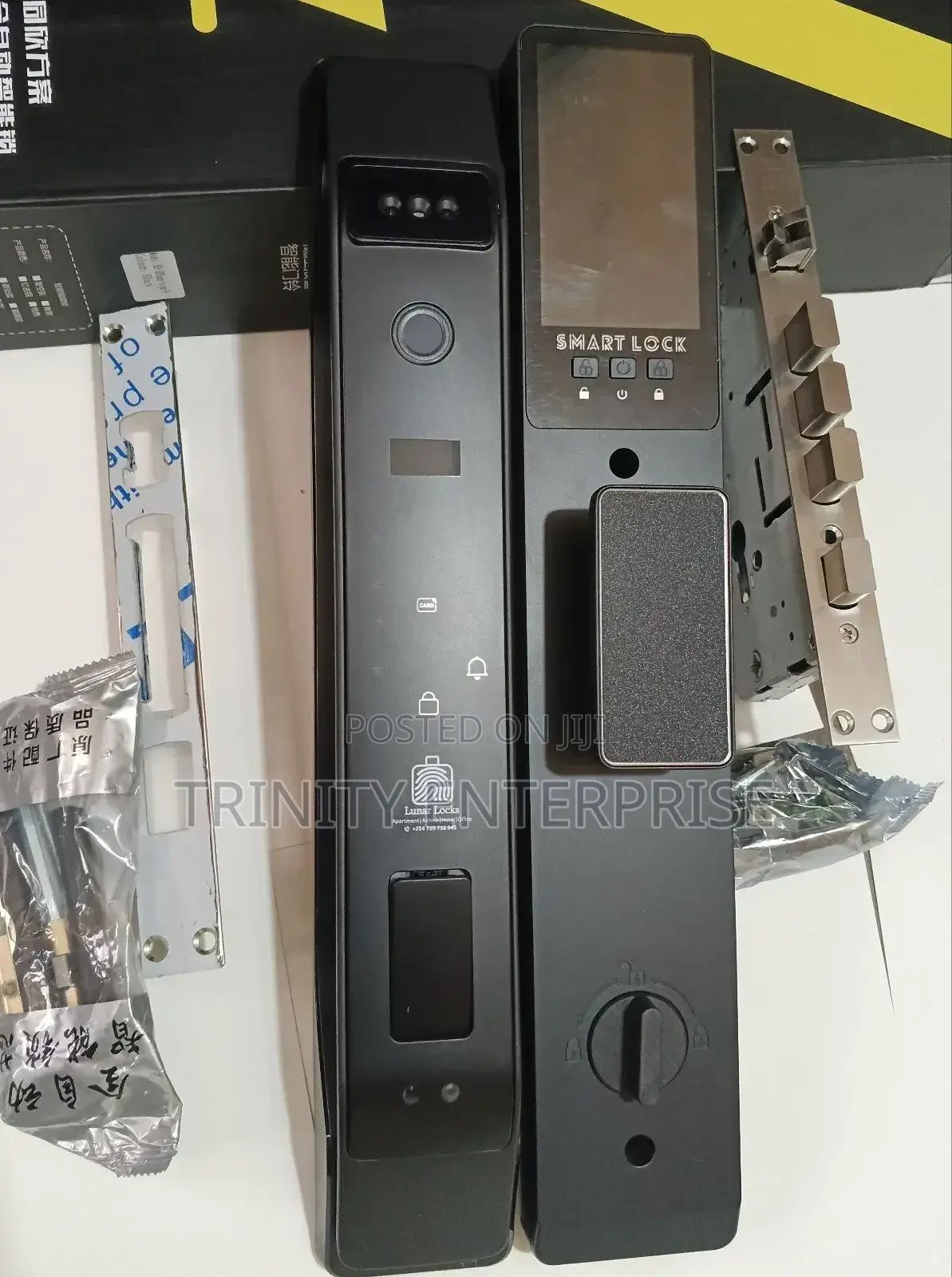 3 D Face Recognition Fingerprints Keyles Smart Lock With Vediointercom