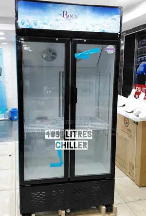 409 Litres - Roch Vertical Showcase Model RSF-680-O (Side by Size)