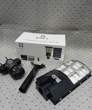 PTZ Rotating Outdoor CCTV Surveillance Security Cam 2in1 Solar Light