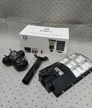 2 in 1 Solar Street Flood Lights Lamp With Outdoor CCTV Cam 4g Outdoor
