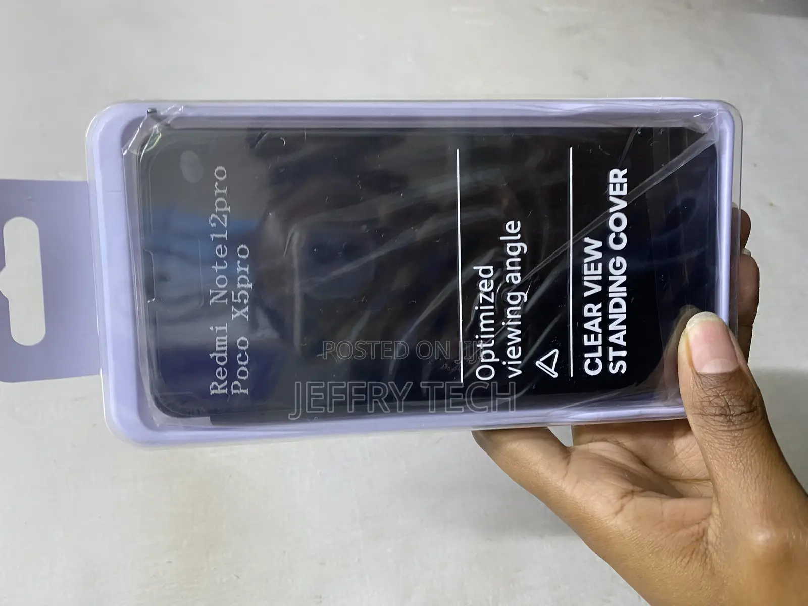 Ccsamll Xiaomi Redmi Note 12 Pro 5g Clear View Flip Cover
