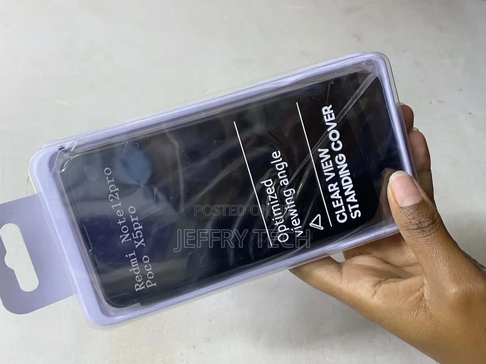 Ccsamll Xiaomi Redmi Note 12 Pro 5g Clear View Flip Cover