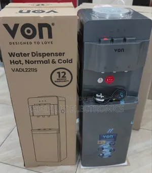 Von Hot, Normal and Cold Water Dispenser, 3 Taps (Vadl2211s)