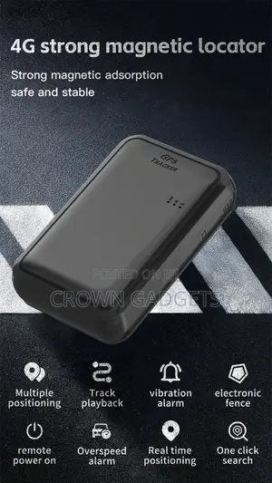 Real-Time 4g GPS Tracker With Powerful Magnet Mobile App