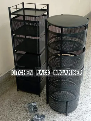 5 Tier Kitchen Organiser/ Fruit Rack - Metallic Designed
