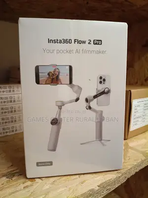 Insta360 Flow 2 Pro Creator Bundle Grey - Foldable Ai Phone Gimbal.