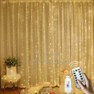 3m×3m Curtain Lights With Remote*