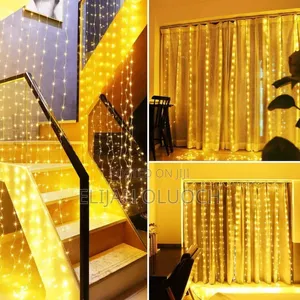 3m×3m Curtain Lights With Remote*