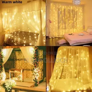 3m×3m Curtain Lights With Remote*