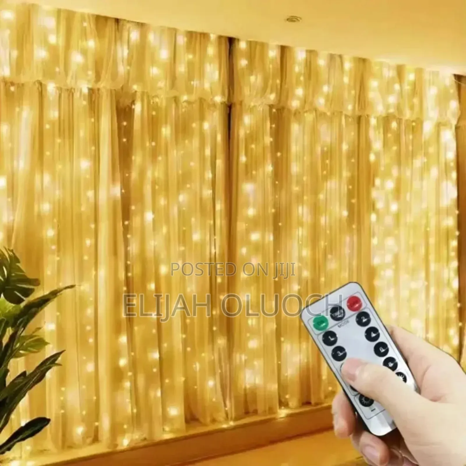 3m×3m Curtain Lights With Remote*