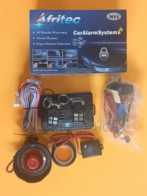 Afritech Car Alarm System Compatible With All Car System