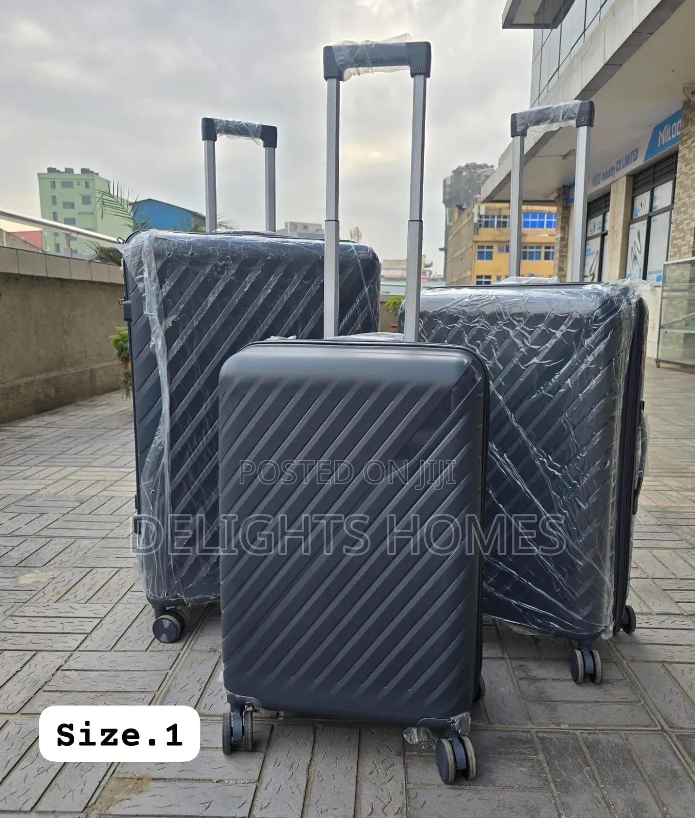 Unbreakable Rubber Suitcase Pp 3-in-1 Suitcase Set-Y