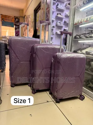 Unbreakable Rubber Suitcase Pp 3-in-1 Suitcase Set-Y