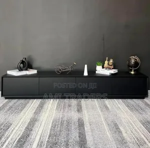 Black 6.5ft Tv Cabinet