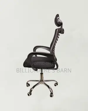 Secretarial Mesh Office Chair | Pro-Grade Padded Armrests