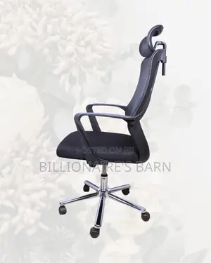 Space-Saving High Back Mesh Office Chair | Scratch-Resistant Finish