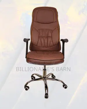 Ergonomic Executive Leather Chair | Orthopedic Adjustable Height